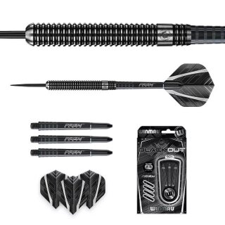 3er Set Steeldarts Winmau Blackout 1 22 g