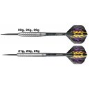 3er Set Steeldarts Winmau Foxfire 21g
