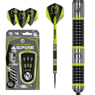 3er Set Steeldarts Winmau MvG Aspire 23 g