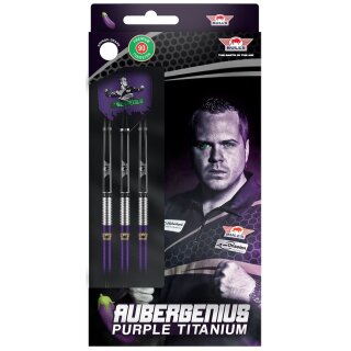 3er Set Steeldarts Bulls Dirk van Duijvenbode Aubergenius 22 g