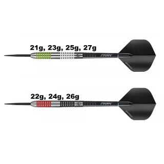 3er Set Steeldarts Winmau Ton Machine 26g