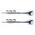 3er Set Steeldarts Harrows Silver Shark 23 g