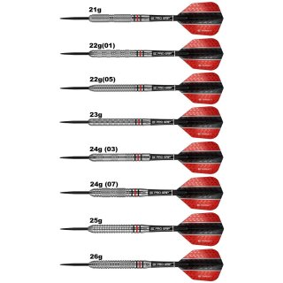 3er Set Steeldarts Target Vapor8 21 g