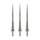 3x Red Dragon Dart Points Raptor GT Gripped Silver 35mm X0672