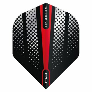 Dart Flights Red Dragon Hardcore Radical Flash rot - 6512