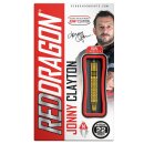3er Set Steeldarts Red Dragon Jonny Clayton Gold 22 g