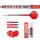 3er Set Steeldarts Red Dragon Richie Burnett 23g