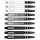 Dartschaft Red Dragon Nitrotech Multipack Black and White 9-teilig Short 379