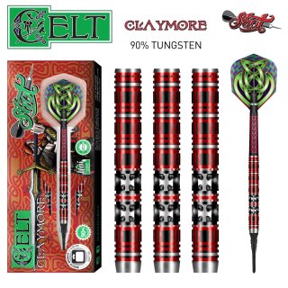 3er Set Softdarts Shot Celt Claymore 18g