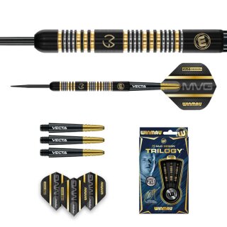 3er Set Steeldarts Winmau MvG Trilogy