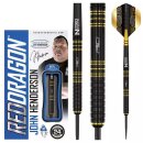 3er Set Steeldarts Red Dragon John Henderson S.E. 24g