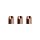 L-Style Premium Champagne Ring Pink Gold (3er Set)