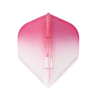L-Style Flights Pro L1 Two Tone Standard Clear/Red