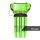 L-Style Krystal One Dartcase Green