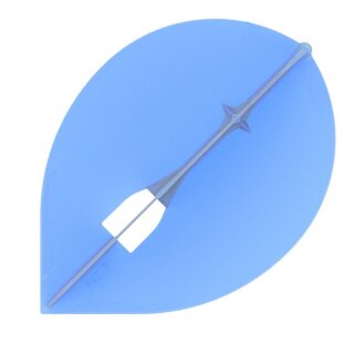 L-Style Flights L2 Pro Teardrop Clear Blue