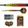 3er Set Steeldarts Winmau Firestorm Flame 2