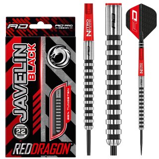 3er Set Steeldarts Red Dragon Javelin Black 26 g