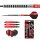 3er Set Steeldarts Red Dragon Javelin Black 26 g