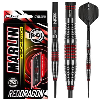 3er Set Steeldarts Red Dragon Marlin Venom Edition 24 g