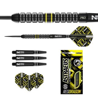 3er Set Steeldarts Red Dragon Astraeus Q4X Parallel 26 g