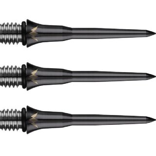 3x Mission Titan Pro Conversion Steel Dart Points - Smooth - Black 30mm X2478