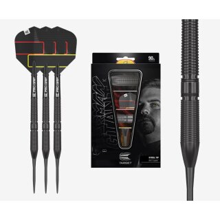 3er Set Steeldarts Target Gabriel Clemens German Giant Black 90% 21 g