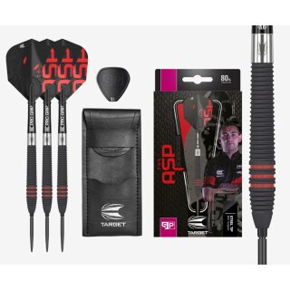 3er Set Steeldarts Target Nathan Aspinall Black SP 80%