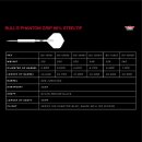 3er Set Steeldarts Bulls Phantom Grip 80% 25g