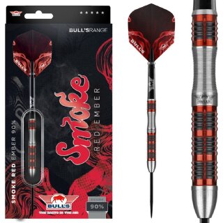 3er Set Steeldarts Bulls Smoke Red Ember