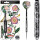 3er Set Steeldarts Bulls FLORA Camil 24g