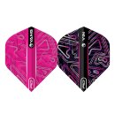 Dart Flights Red Dragon Yin Yang Black & Pink 6920