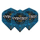 Dart Flights Red Dragon Hardcore Snakebite Double WC Blue Skin 6710