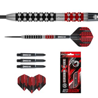 3er Set Steeldarts Red Dragon Crossfire 22 g