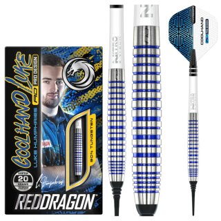3er Set Softdarts Red Dragon Luke Humphries TX3 Cool Blue SE