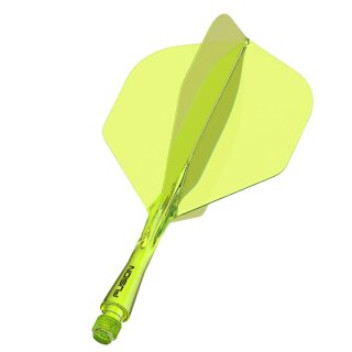 Winmau Fusion fluoro Yellow Inter - 28 mm