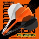 Winmau Fusion fluoro orange