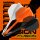 Winmau Fusion fluoro orange M - 34 mm
