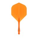 Winmau Fusion fluoro orange S - 22 mm