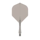 Winmau Fusion dark grey smoke M - 34 mm