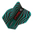 Dart Flights Winmau Prism Alpha Fyre Black,Turquoise & Red 6915.708
