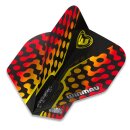 Dart Flights Winmau Prism Zeta Red & Yellow Chain 6915.308