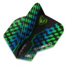 Dart Flights Winmau Prism Zeta Blue & Green Chain 6915.309