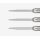 3x Target Swiss Point Silver 30mm 100090