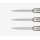3x Target Swiss Point Silver 26mm 100088