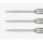 3x Target Swiss Point Firepoint Silver 35mm 340028