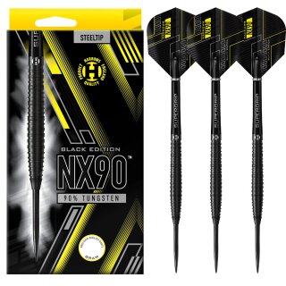 3er Set Steeldarts Harrows Black Edition NX90