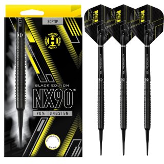 3er Set Softdarts Harrows Black Edition NX90