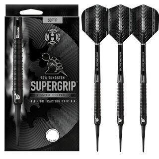 3er Set Softdarts Harrows Supergrip Black Edition 20 g