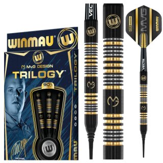 3er Set Softdarts Winmau MvG Trilogy 23,5g (21,5g Barrelweight)