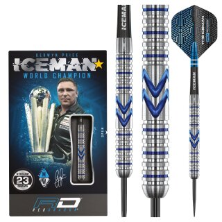 3er Set Steeldarts Red Dragon Gerwyn Price Midnight 25g